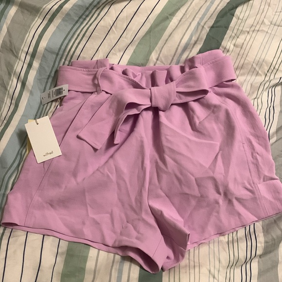 Wilfred paper bag short -size 8 -Orchid petal-new with tags - Picture 3 of 10